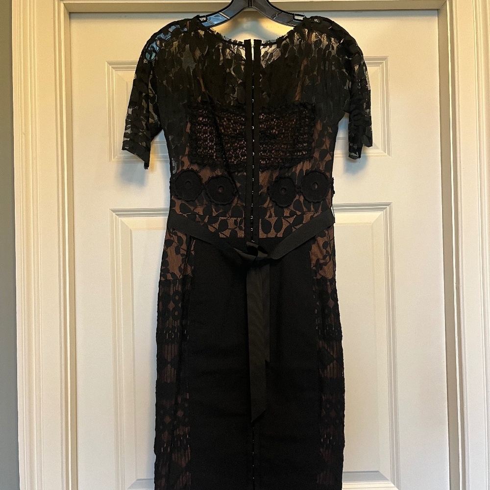 Lacey black dress